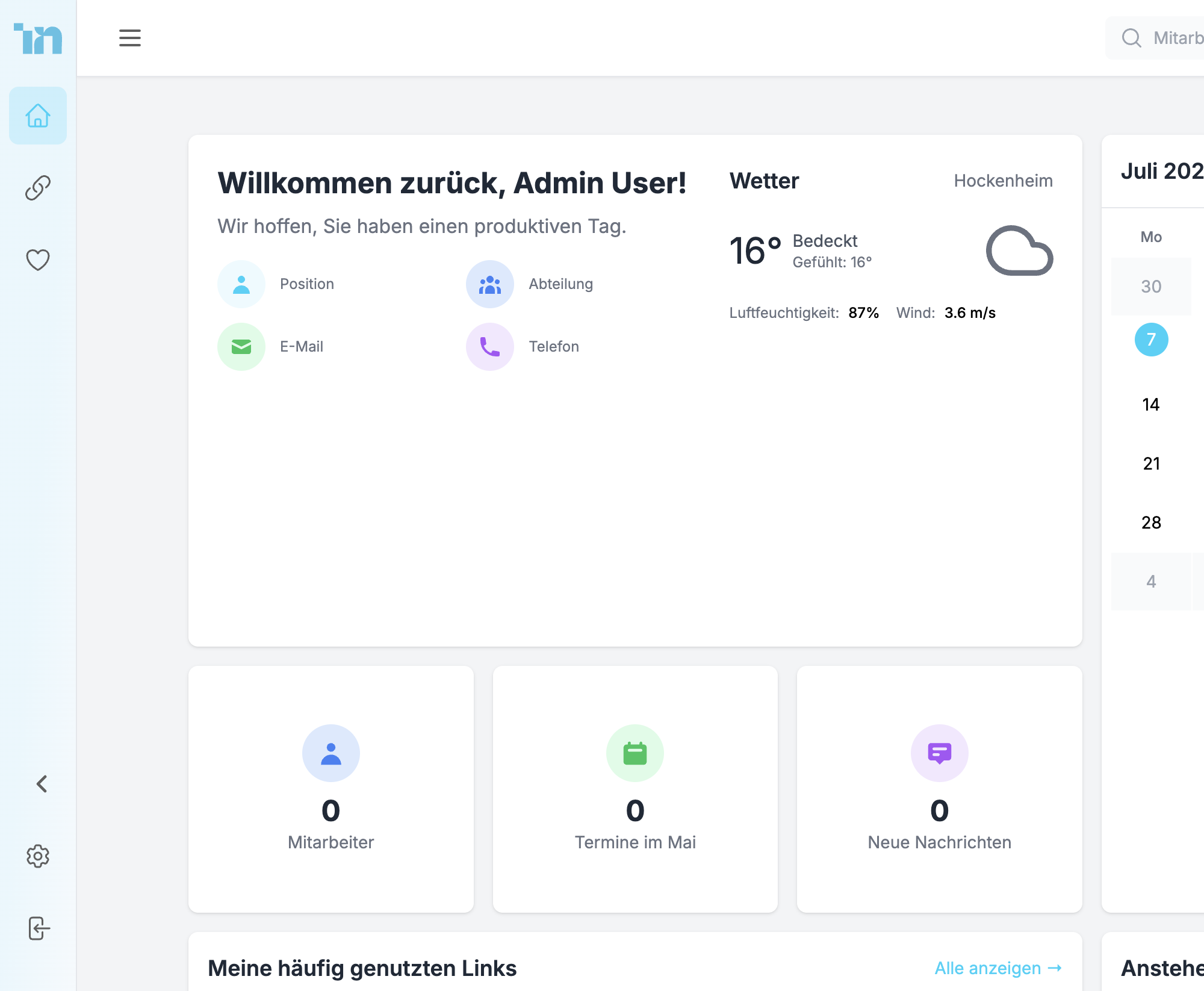 IntraFlow Dashboard Screenshot