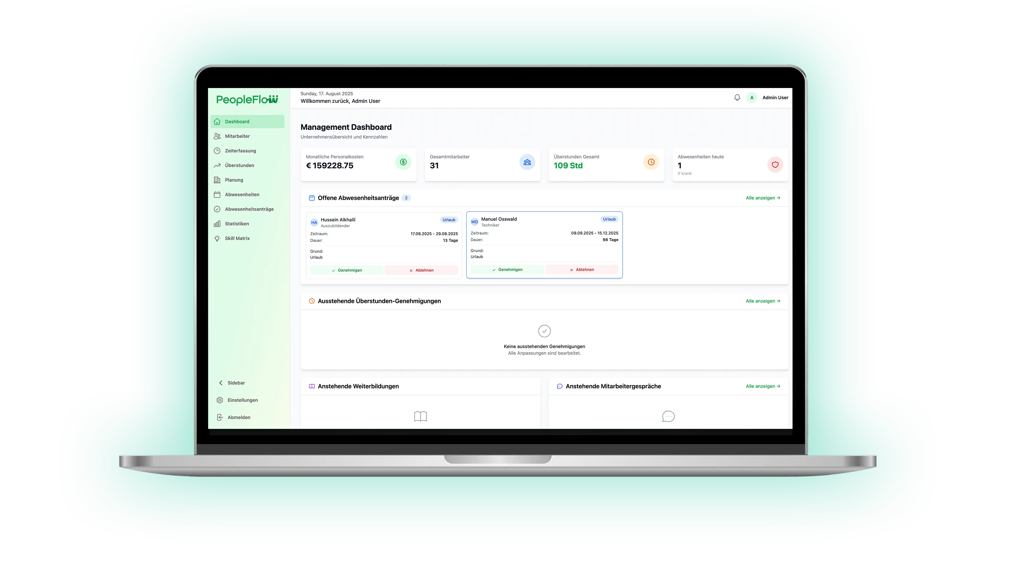 PeopleFlow Dashboard