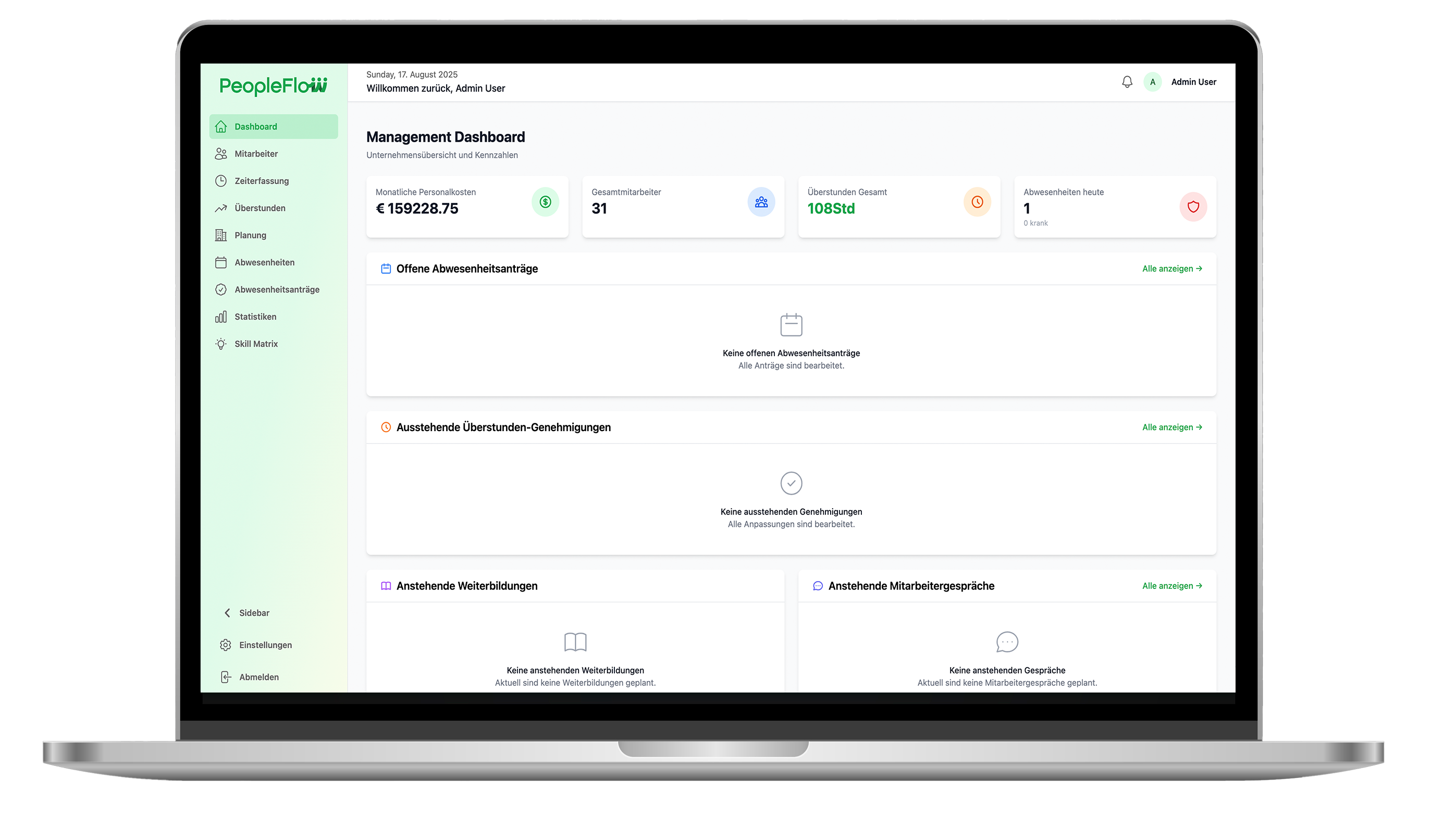 Dashboard Screenshot
