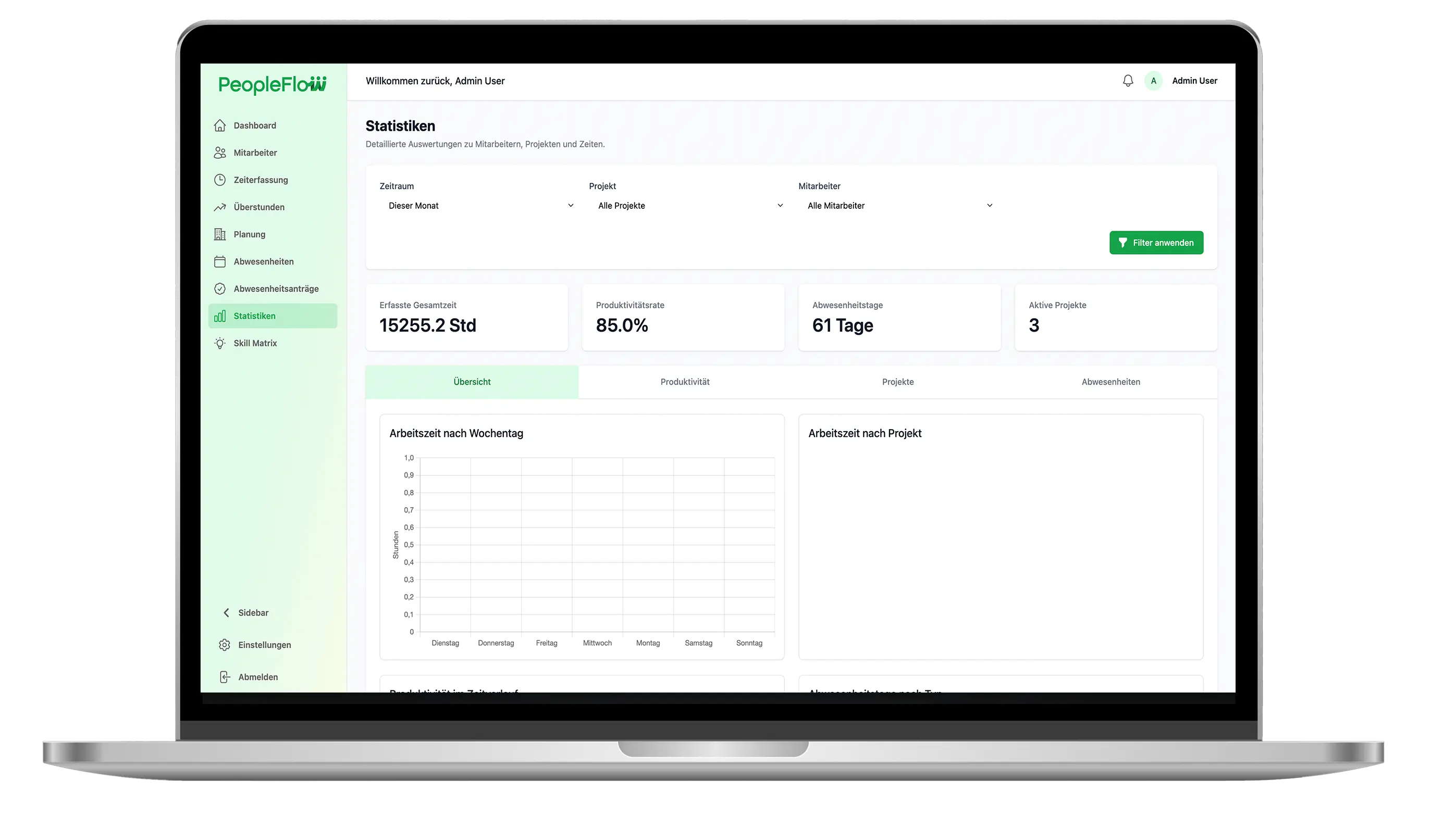 Statistiken Screenshot