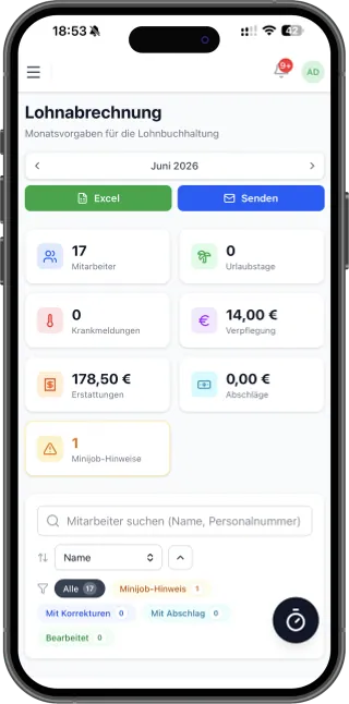PeopleFlow Lohnabrechnung