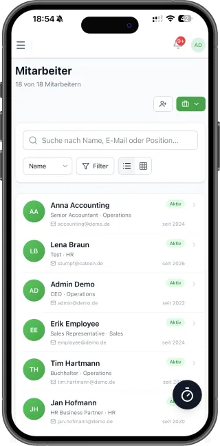 PeopleFlow Digitale Personalakte